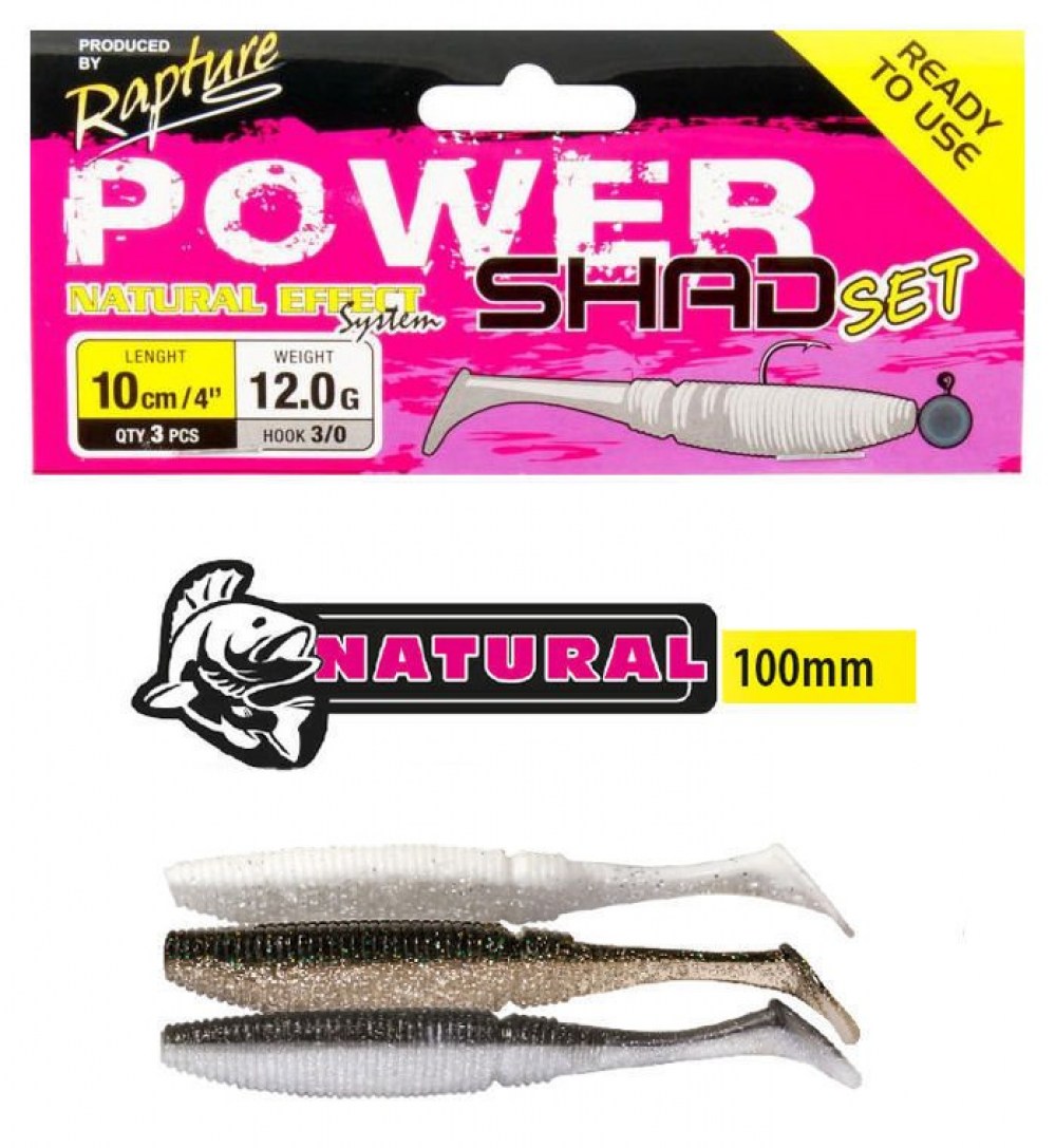 POWER SHAD SET_NATURAL